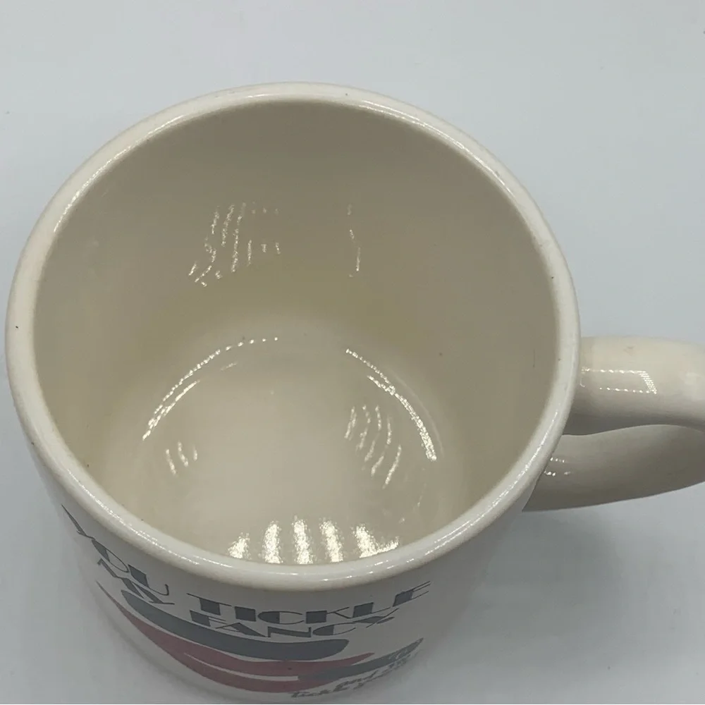 Vintage “You Tickle My Fancy” Hot Lips by Doug Wilson Mug 80s